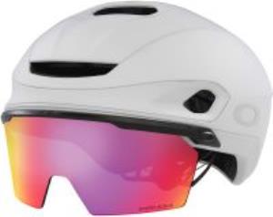 Oakley ARO7 Road Mips BOA Ionic+ Шоссейный велосипедный шлем с очками Prizm Iridium 2025 Модель FOS901512 9XL Матовый белый Prizm Road Medium