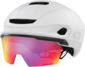 Oakley ARO7 Road Mips BOA Ionic+ Шоссейный велосипедный шлем с очками Prizm Iridium 2025 Модель FOS901512 9XL Матовый белый Prizm Road Medium