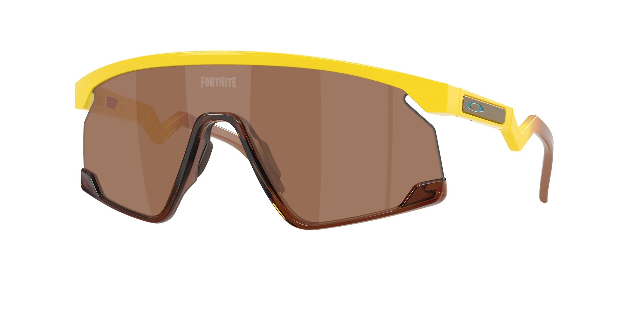 Oakley BXTR Fortnite Edition Sunglasses 928021 Yellow Prizm Tungsten