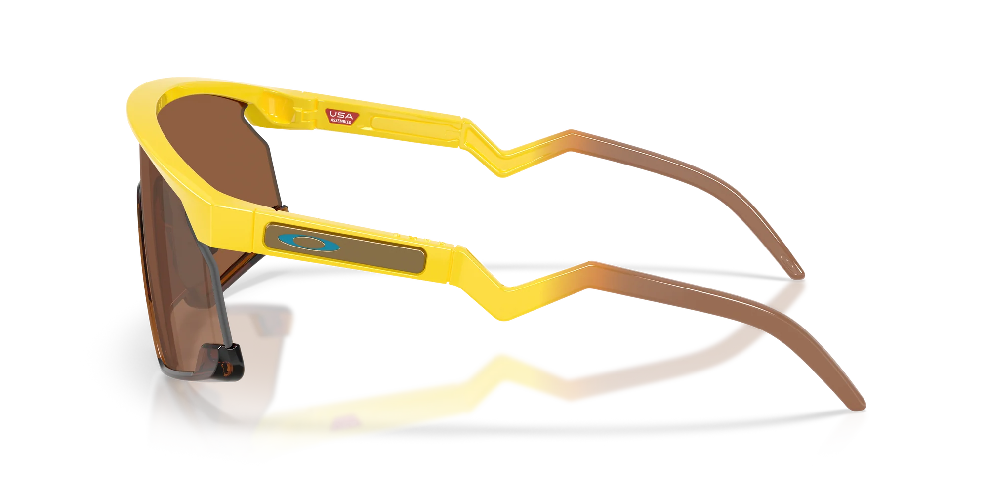 Oakley BXTR Fortnite Edition Sunglasses 928021 Yellow Prizm Tungsten