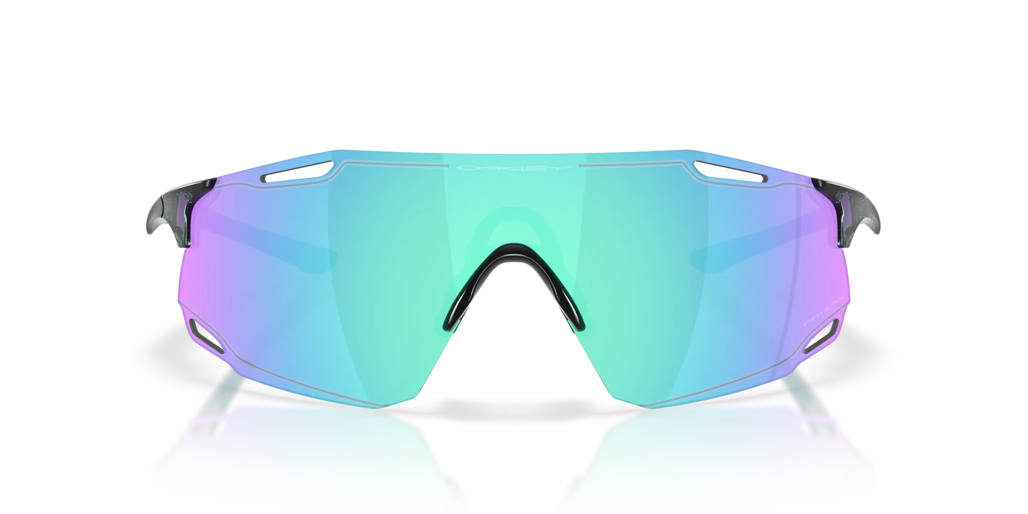 Oakley CYBR DYNO Sunglasses 9513D 951302 Polished Black Prizm Sapphire