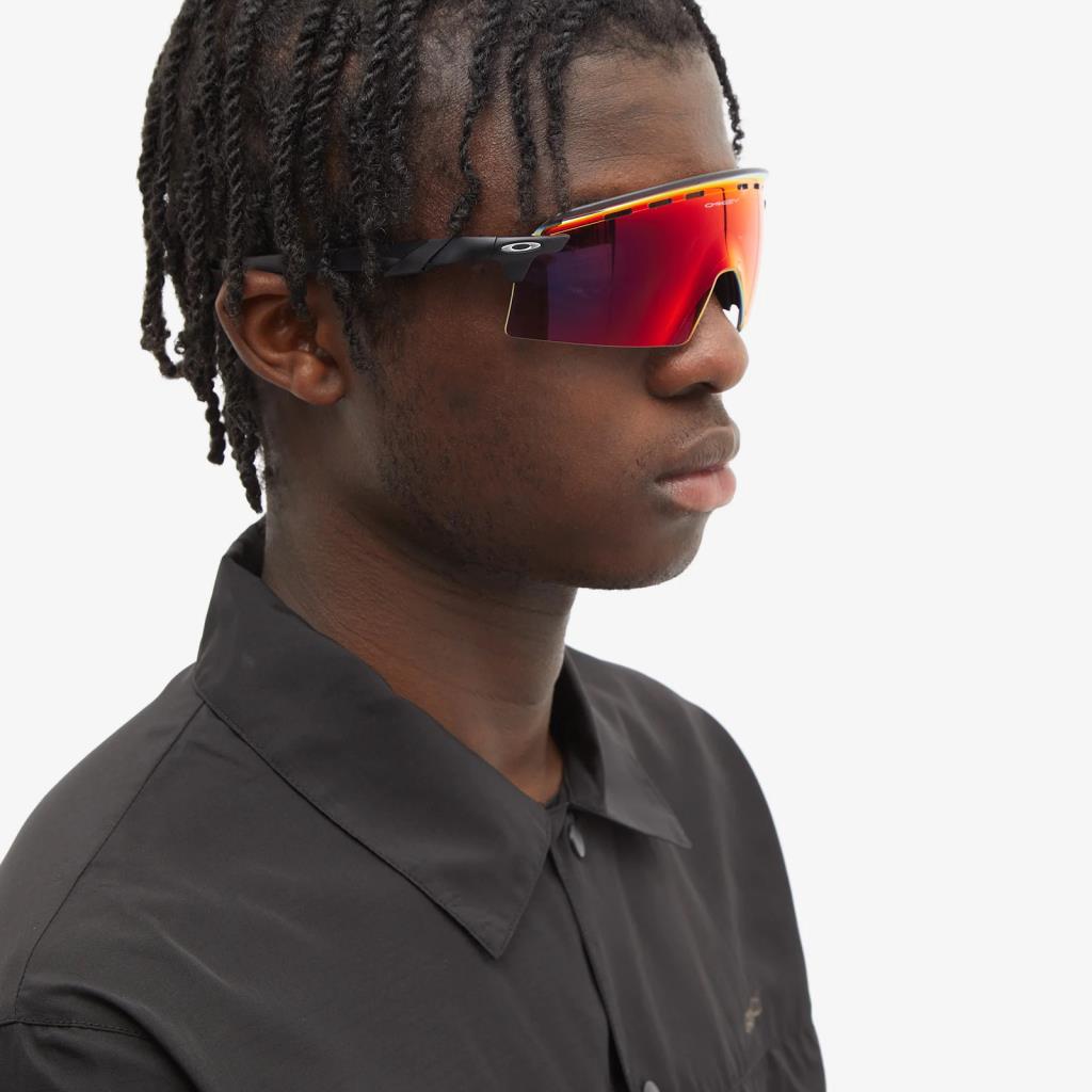 Велосипедные солнцезащитные очки Oakley Encoder Strike с вентиляцией, матовые черные Prizm Road