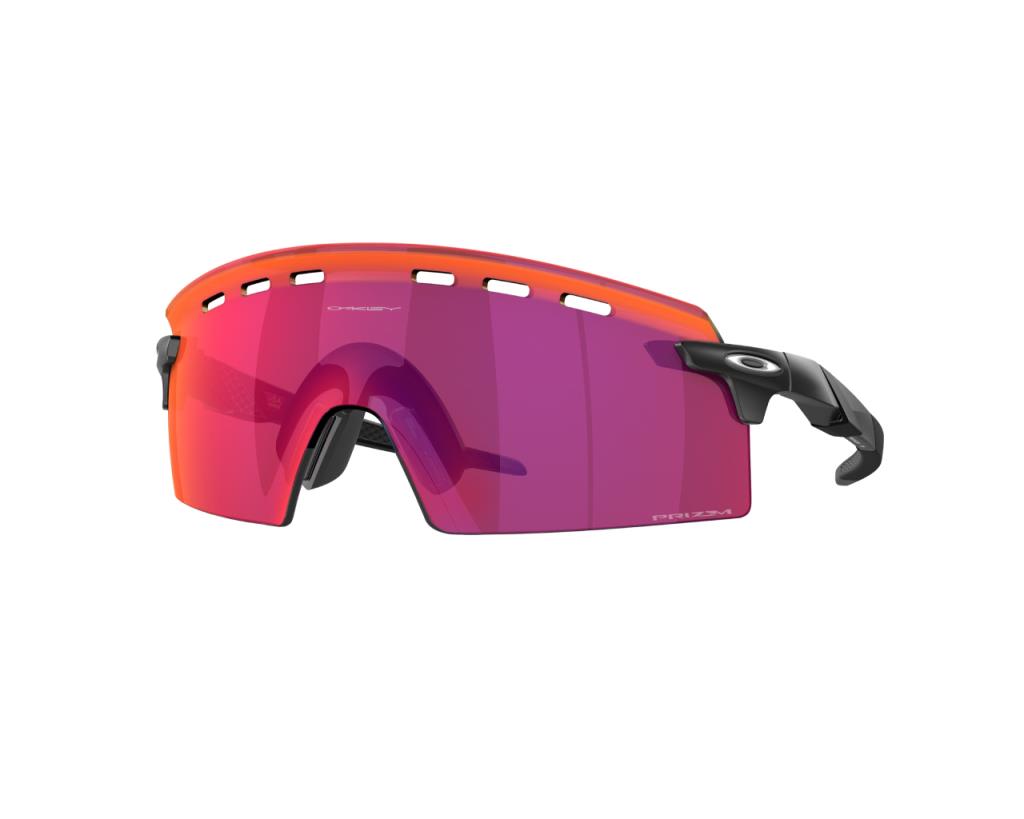 Велосипедные солнцезащитные очки Oakley Encoder Strike с вентиляцией, матовые черные Prizm Road