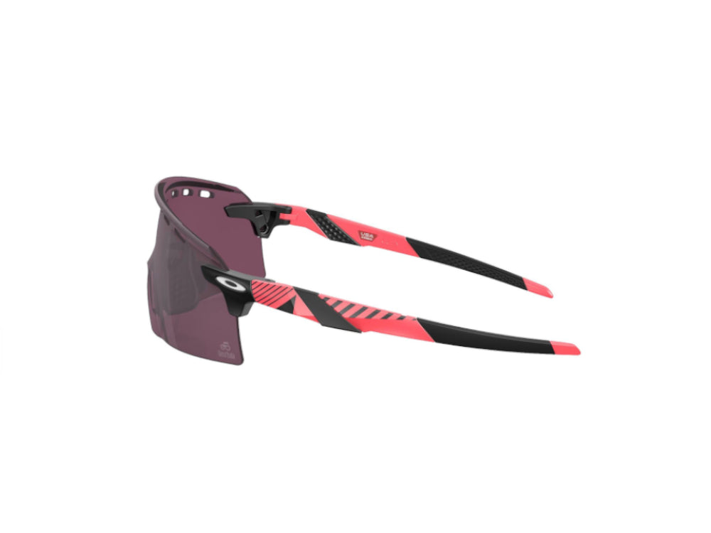 Солнцезащитные очки Oakley Encoder Strike Vented Giro D'Italia 923516 Giro Розовые полосы Prizm Road Черные