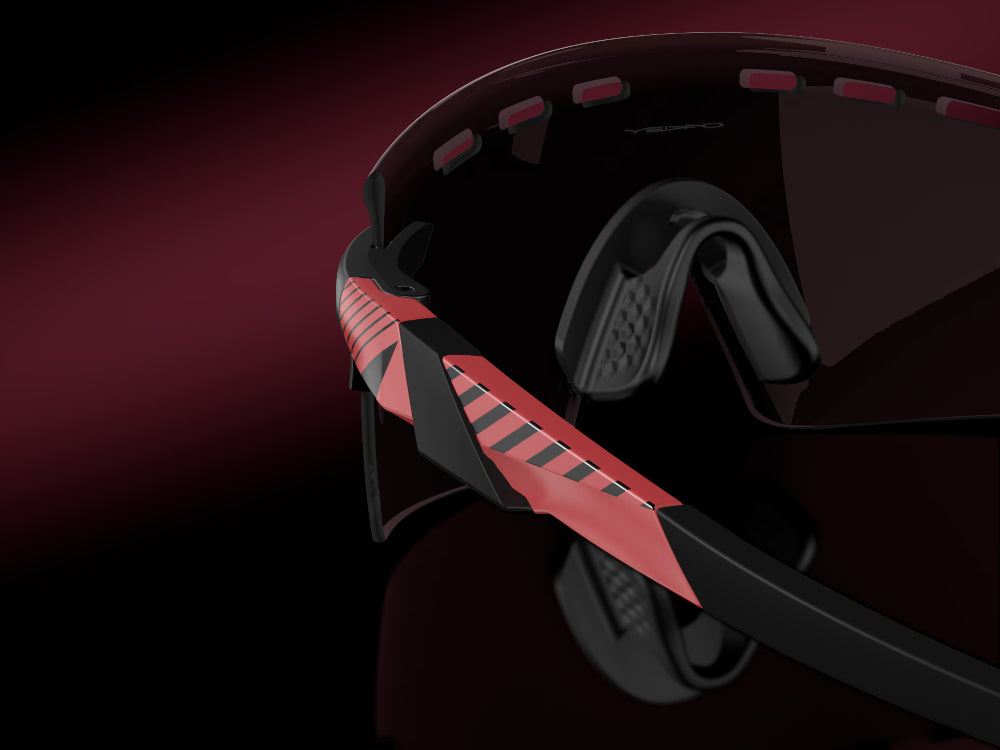 Солнцезащитные очки Oakley Encoder Strike Vented Giro D'Italia 923516 Giro Розовые полосы Prizm Road Черные