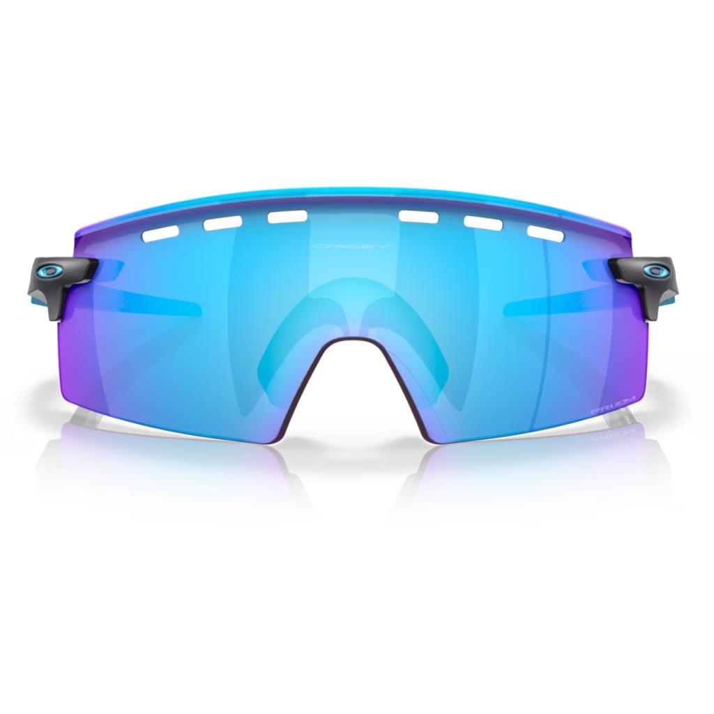 Солнцезащитные очки Oakley Encoder Strike с вентиляцией, матово-черные с сапфировым стеклом Prizm