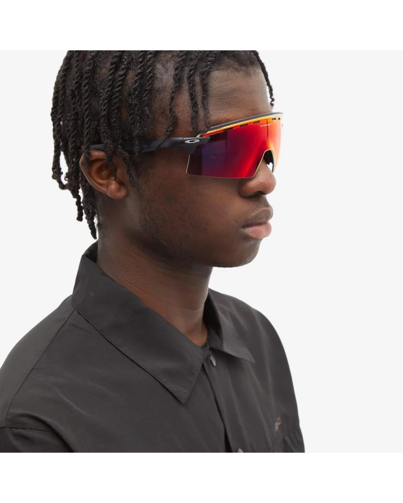 Солнцезащитные очки Oakley Encoder Strike с вентиляцией, матово-серые, дымчатые, Prizm Road, черные