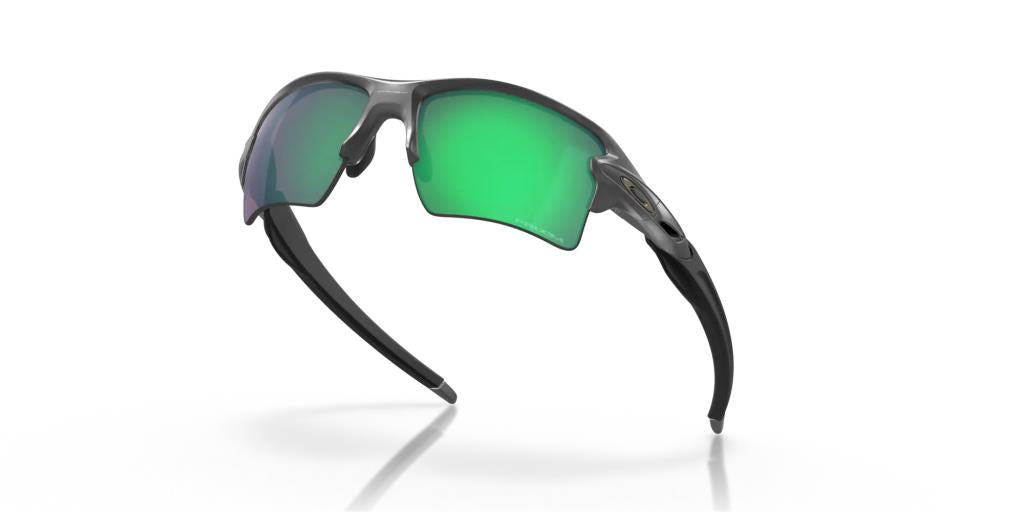 Oakley Flak 2.0 XL Men's Sunglasses Steel Prizm Road Jade