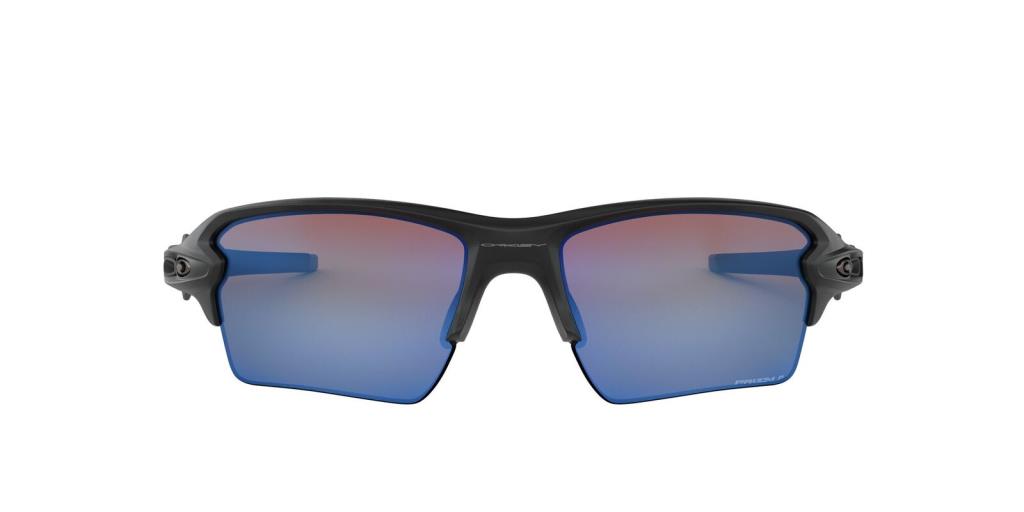 Oakley Flak 2.0 XL Sunglasses Matte Black Prizm Deep Water Polar