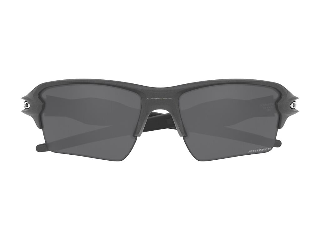 Солнцезащитные очки Oakley Flak 2.0 XL Steel Prizm, черные, поляризационные