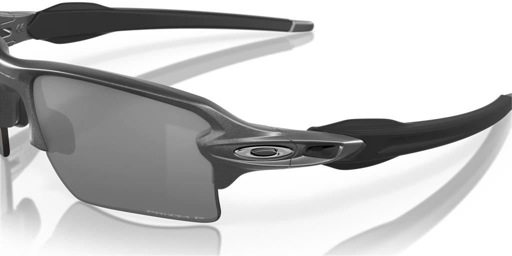 Солнцезащитные очки Oakley Flak 2.0 XL Steel Prizm, черные, поляризационные