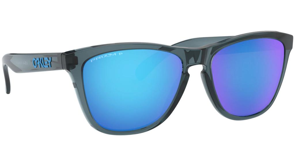 Солнцезащитные очки Oakley FrogSkins Поляризованные кристально-черные призменные сапфировые иридиевые поляризованные