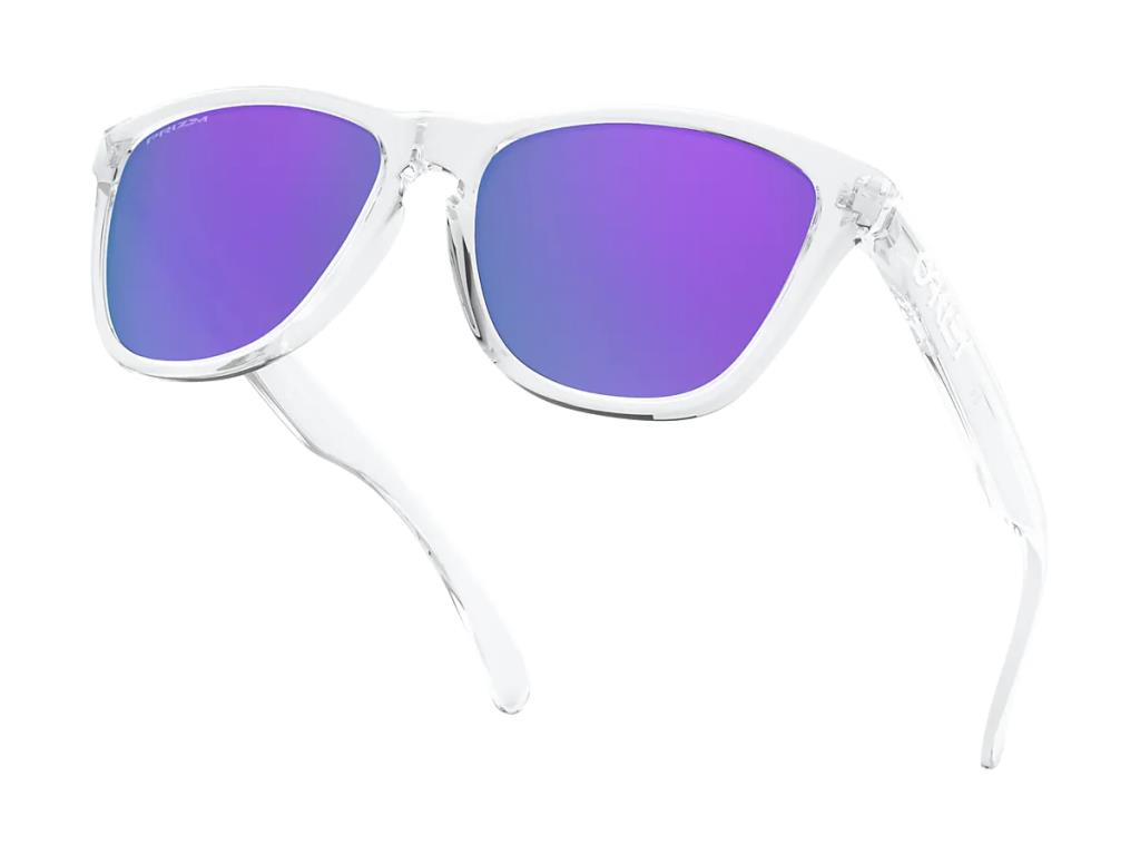 Солнцезащитные очки Oakley FrogSkins Полированные прозрачные Prizm Violet