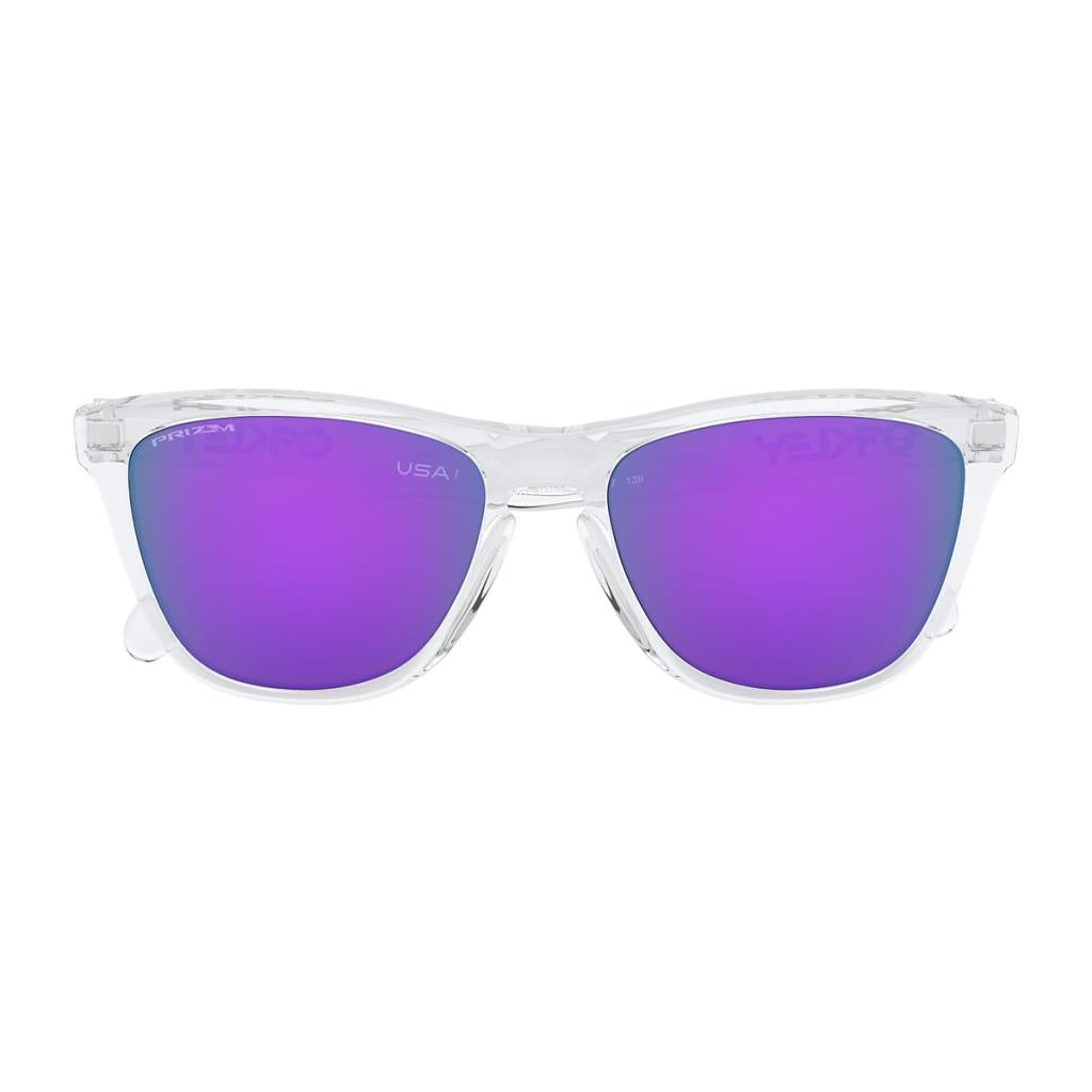 Солнцезащитные очки Oakley FrogSkins Полированные прозрачные Prizm Violet