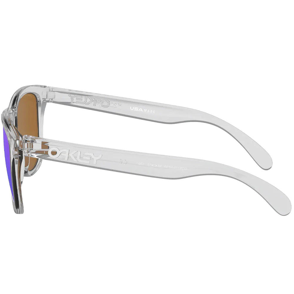 Солнцезащитные очки Oakley FrogSkins Полированные прозрачные Prizm Violet