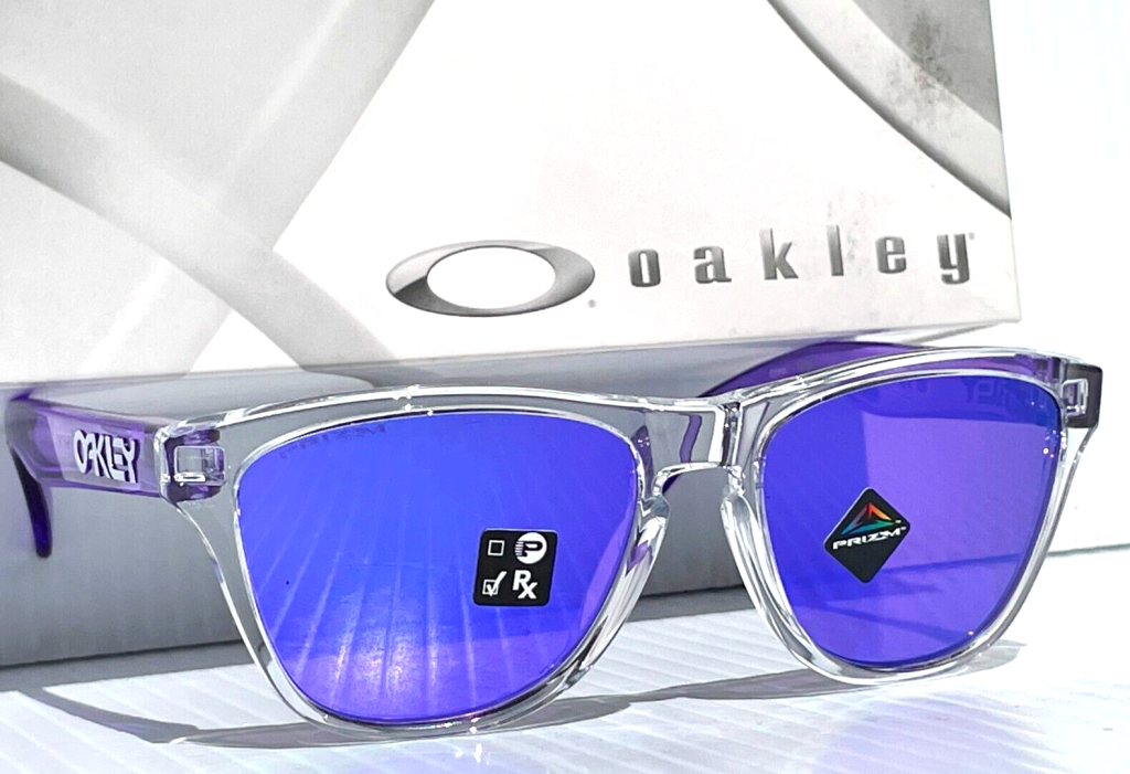 Солнцезащитные очки Oakley FrogSkins Полированные прозрачные Prizm Violet