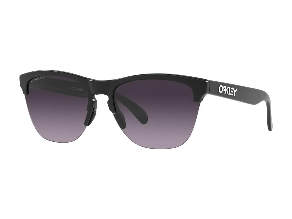 Oakley FrogSkins Lite Sunglasses Matte Black Prizm Gray Gradient 937449
