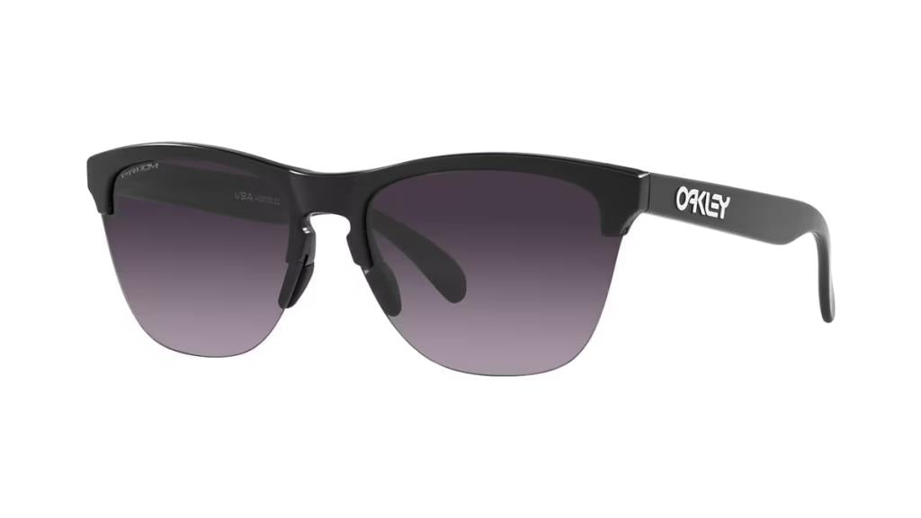 Oakley FrogSkins Lite Sunglasses Matte Black Prizm Gray Gradient 937449
