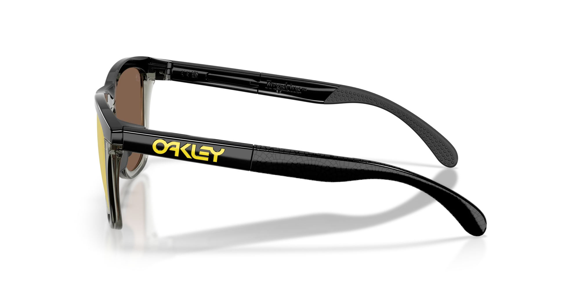 Oakley Frogskins Range Polarized Sunglasses 928418 Polished Black Prizm 24K Polarized