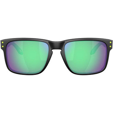 Солнцезащитные очки Oakley Holbrook 9102AI матово-черные Prizm Road Jade