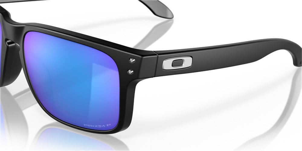 Oakley Holbrook Polarize Güneş Gözlüğü 9102F0 Matte Black Prizm Sapphire Irid Polar