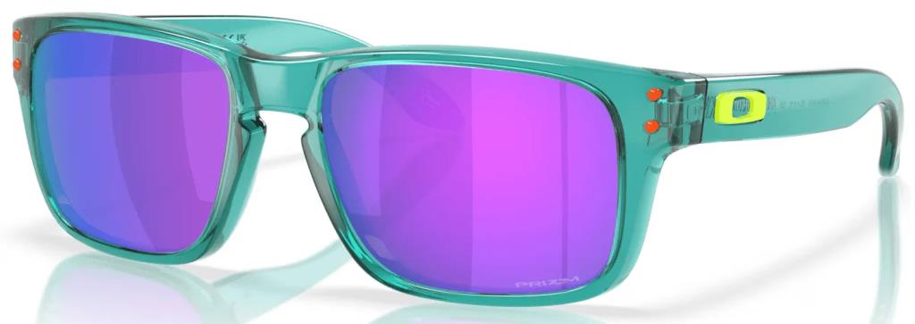 Солнцезащитные очки Oakley Holbrook XXS Youth J901404 прозрачные Arctic Surf Prizm фиолетовые