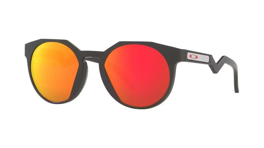 Oakley HSTN Güneş Gözlüğü Matte Carbon Prizm Ruby