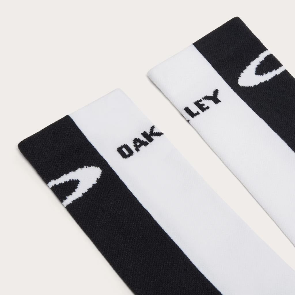 Oakley Icon Road Short Socks Kısa Bisiklet Çorabı FOS901235 104 White Black