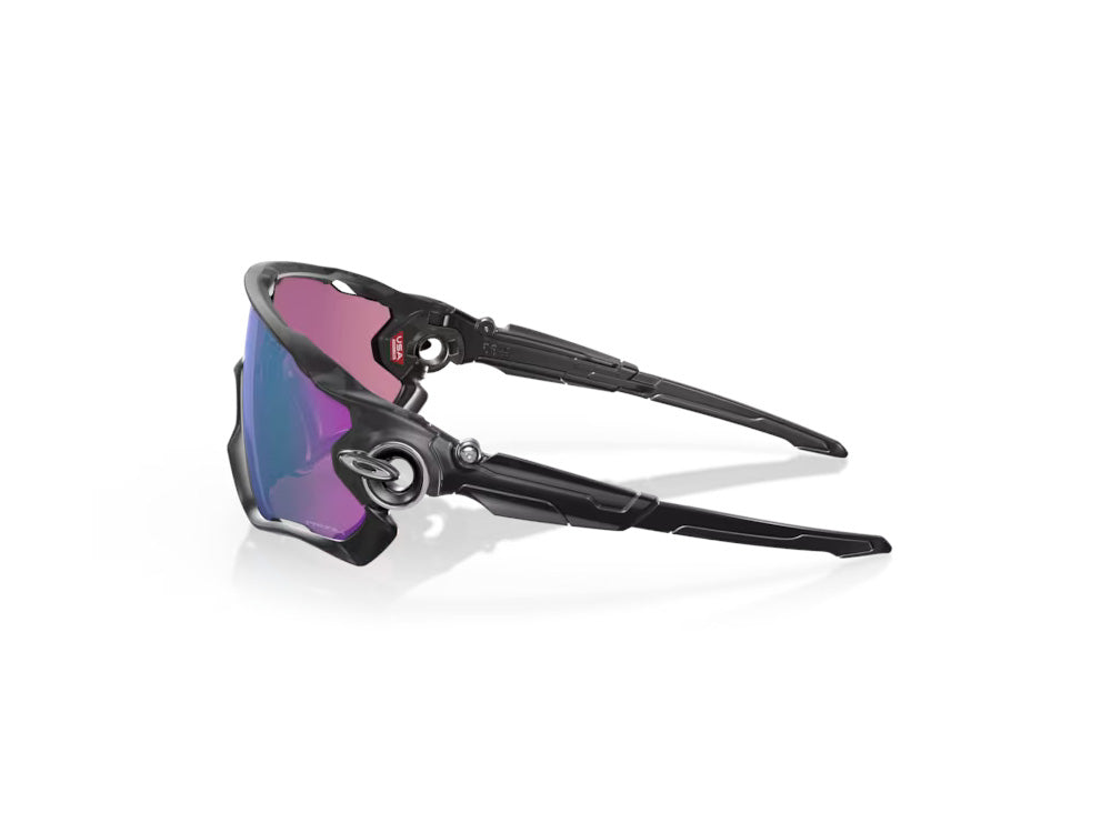 Oakley Jawbreaker Cycling Sunglasses Matte Black Camo Prizm Road Jade
