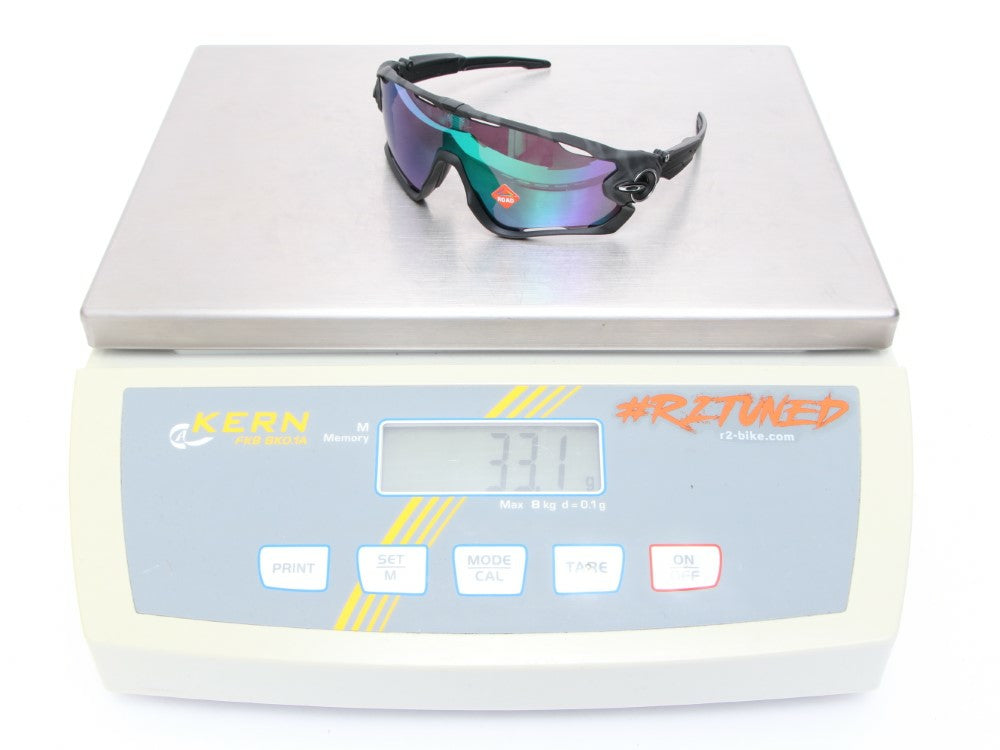 Oakley Jawbreaker Cycling Sunglasses Matte Black Camo Prizm Road Jade