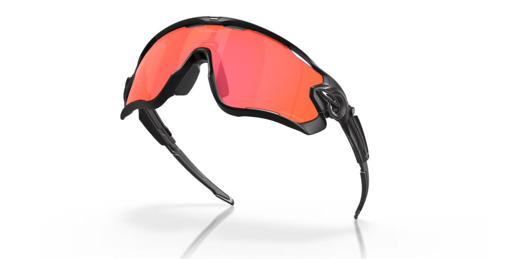 Oakley Jawbreaker Cycling Sunglasses Matte Black Prizm Trail Torch