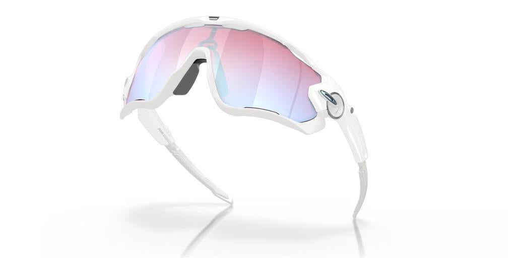 Солнцезащитные очки Oakley Jawbreaker 929021, полированные белые призмы, снежно-сапфировый иридий