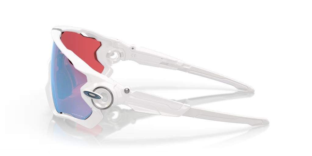 Солнцезащитные очки Oakley Jawbreaker 929021, полированные белые призмы, снежно-сапфировый иридий