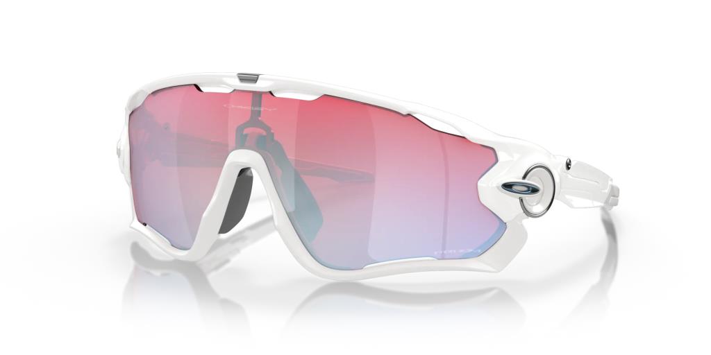 Солнцезащитные очки Oakley Jawbreaker 929021, полированные белые призмы, снежно-сапфировый иридий