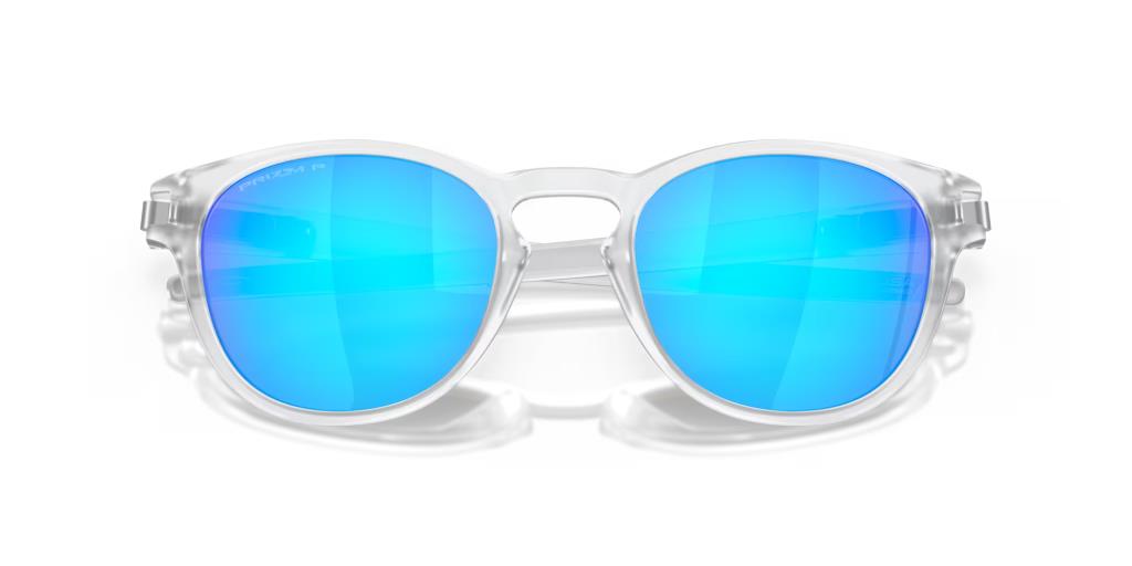 Солнцезащитные очки Oakley Latch, матовые, прозрачные, поляризованные, с сапфировым стеклом Prizm