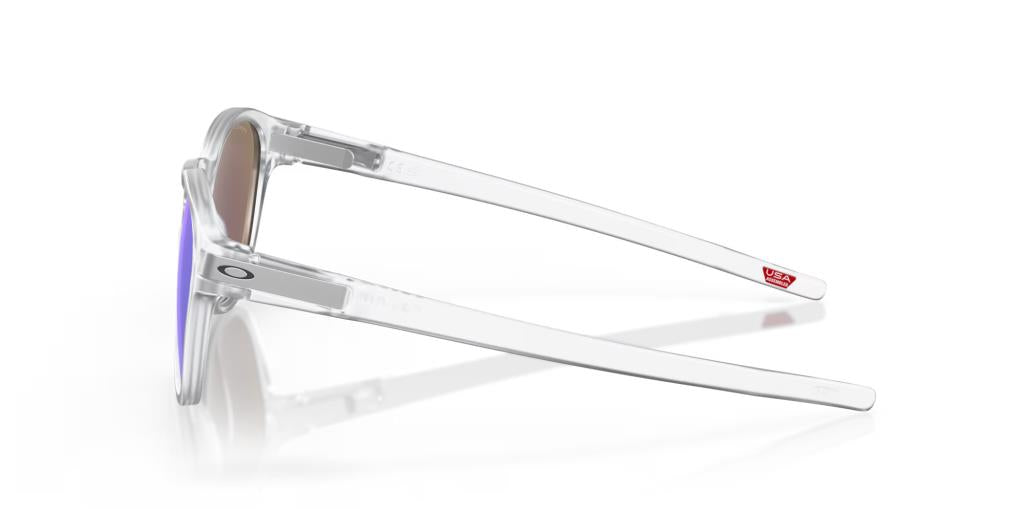 Солнцезащитные очки Oakley Latch, матовые, прозрачные, поляризованные, с сапфировым стеклом Prizm