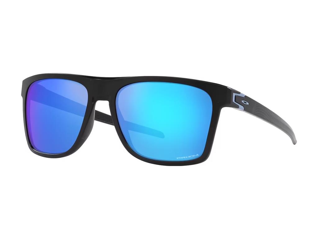 Oakley LeffingWell Sunglasses Matte Black Prizm Sapphire