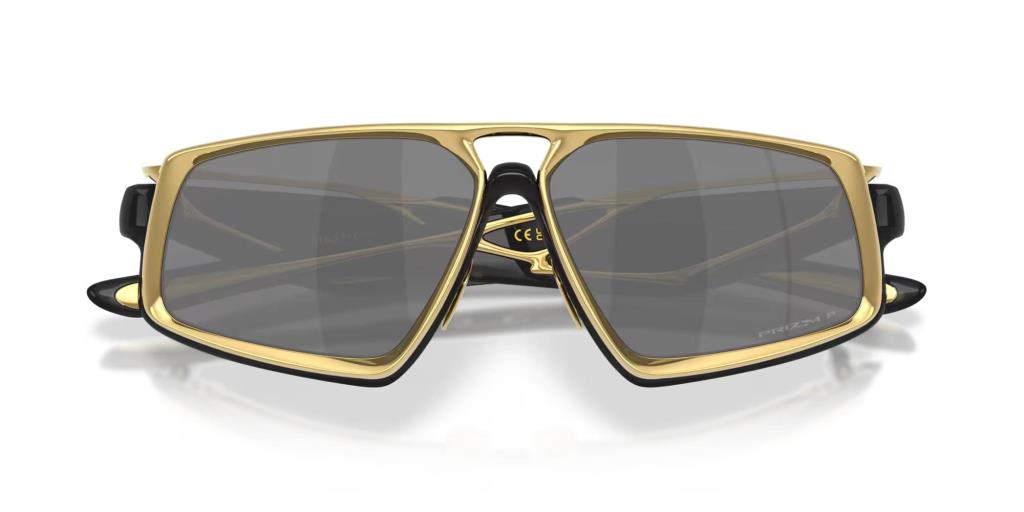 Oakley MASSILLON Titanium Polarized Sunglasses 602901 Black Ink Prizm Black Polarized