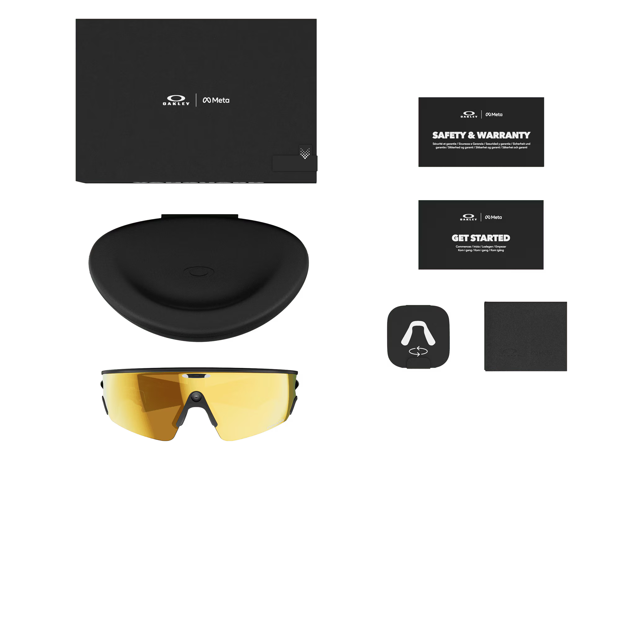 Oakley Meta Vanguard AI Güneş Gözlüğü 80010452 Matte Black Prizm 24K 3005E1E97
