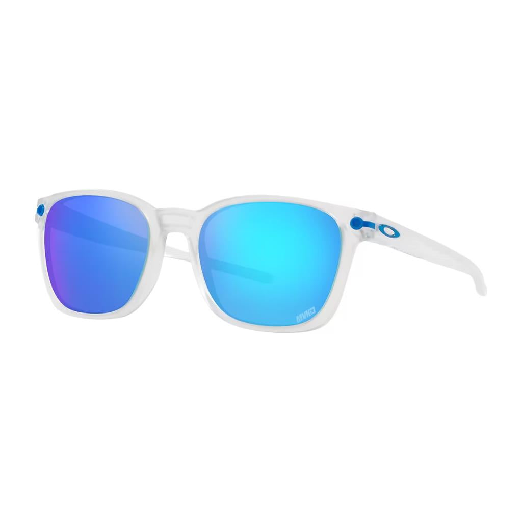 Oakley Ojector Sunglasses Matte Clear Prizm Sapphire