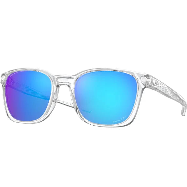 Oakley Ojector Sunglasses Polished Clear Prizm Sapphire