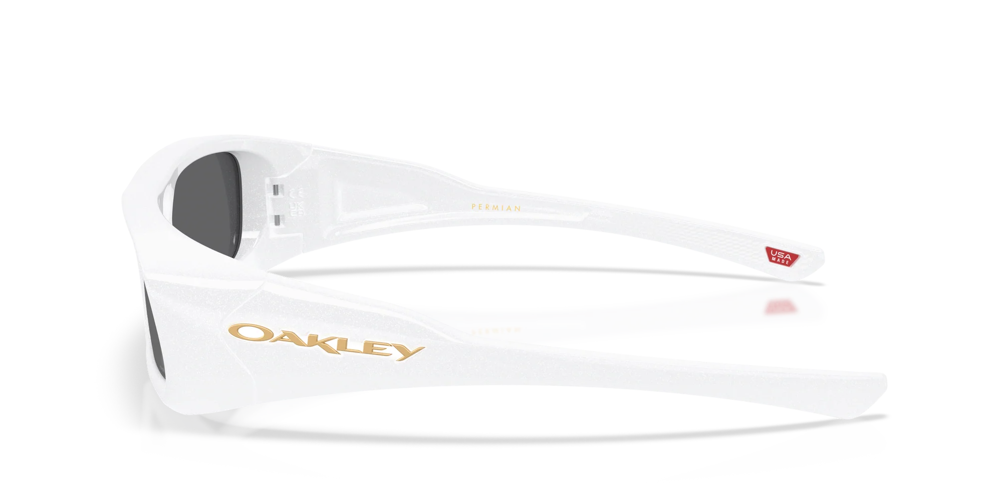 Oakley PERMIAN Sunglasses 952002 Pearl White Prizm Black