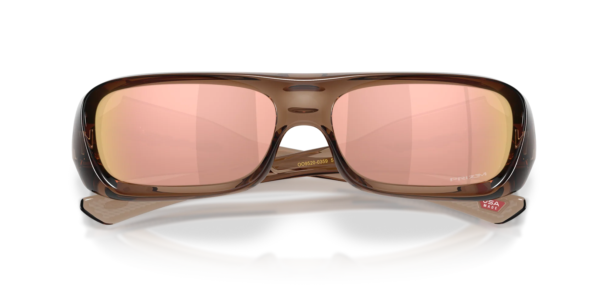 Oakley PERMIAN Sunglasses 952003 Brown Smoke Prizm Rose Gold
