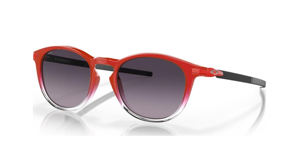 Солнцезащитные очки Oakley Pitchman R FQ Red Fade Prizm Черные с градиентом