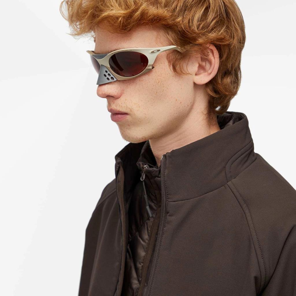Солнцезащитные очки Oakley Plantaris 943702 матовые песочно-призовые коричневые градиентные