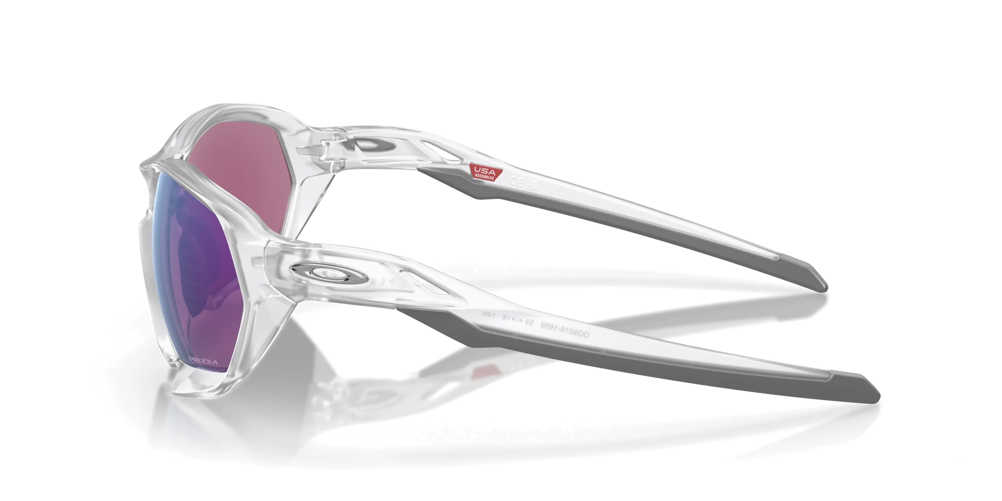 Oakley Plasma Sunglasses 901916 Matte Clear Prizm Road Jade