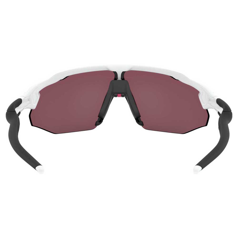 Oakley Radar EV Advancer Велосипедные солнцезащитные очки Полированные белые Prizm Road Черные