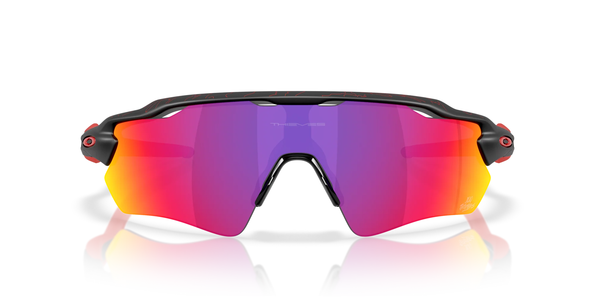 Oakley Radar EV Path 100 Thieves Özel Koleksiyon Güneş Gözlüğü 9208G2 100T Matte Black Prizm Road