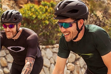 Солнцезащитные очки Oakley Radar Home Path для велоспорта, полированные белые, черные, поляризационные, Prizm