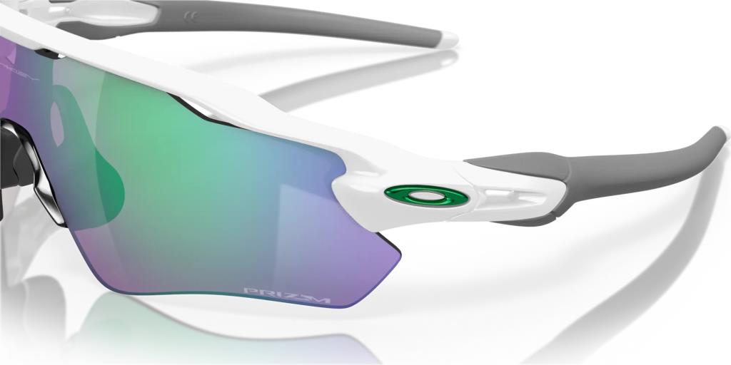 Oakley Radar Home Path Cycling Sunglasses Polished White Prizm Jade